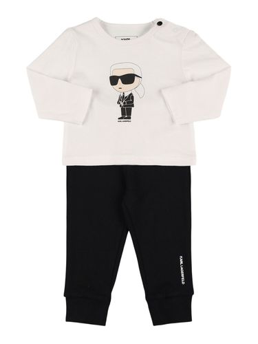 Cotton Sweatshirt & Sweatpants - KARL LAGERFELD - Modalova