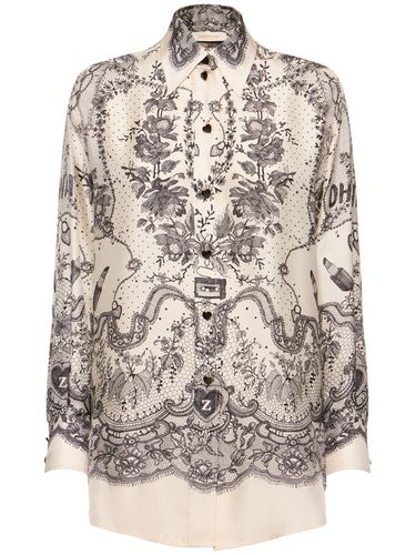 Camicia Crush Relaxed Fit In Seta - ZIMMERMANN - Modalova