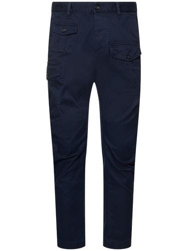 Pantalones Cargo De Algodón Stretch - DSQUARED2 - Modalova