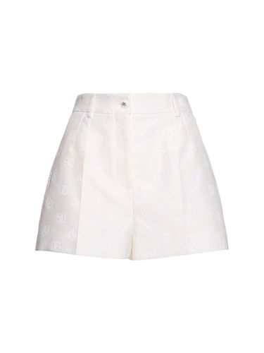 Jacquard-shorts Mit Dg-monogramm - DOLCE & GABBANA - Modalova