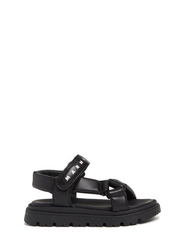 Logo Print Sandals - MARNI JUNIOR - Modalova