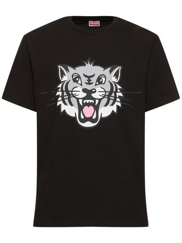 Camiseta De Algodón - KENZO PARIS - Modalova