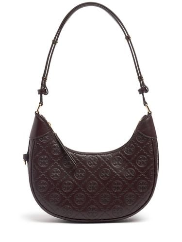 Bolso T Monogram De Piel - TORY BURCH - Modalova