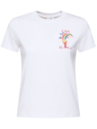 Camiseta De Jersey De Algodón - CASABLANCA - Modalova