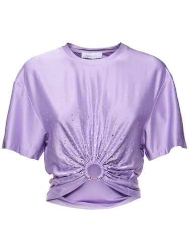 Embellished Jersey T-shirt - RABANNE - Modalova