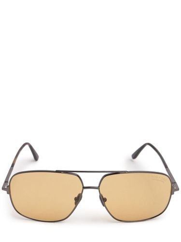 Gafas De Sol Aviador De Metal - TOM FORD - Modalova