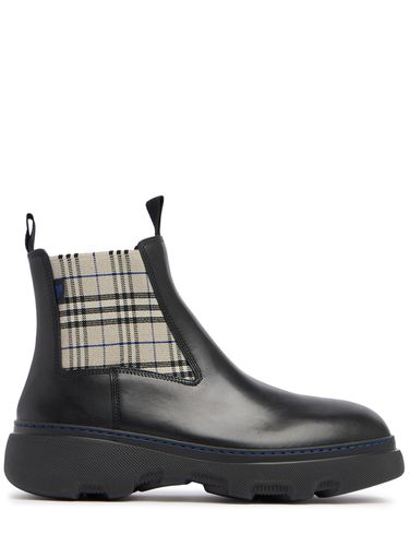 Botas Chelsea De Piel - BURBERRY - Modalova