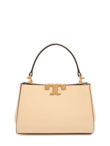 Mini Eleanor Brushed Leather Satchel Bag - TORY BURCH - Modalova