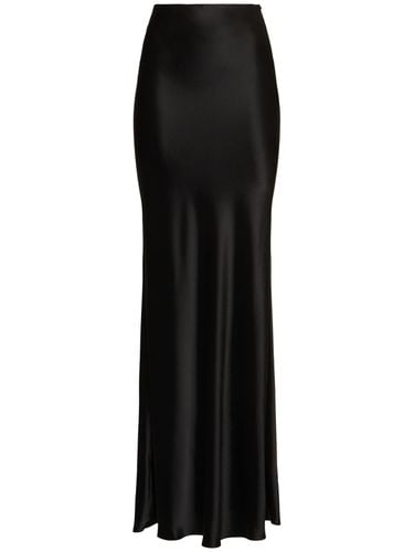 Valletta Satin Long Skirt - GALVAN - Modalova