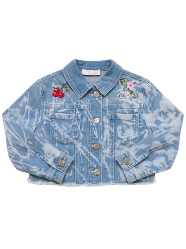 Chaqueta De Denim De Algodón - MONNALISA - Modalova