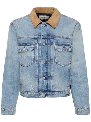 Giacca In Denim Vintage - FRAME - Modalova