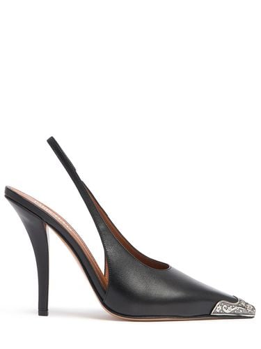 Mm Jessica Leather Western Slingbacks - PARIS TEXAS - Modalova