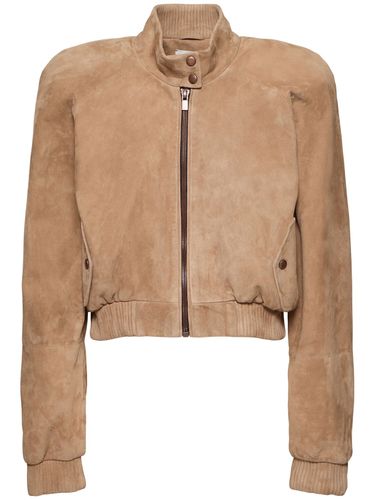 Chaqueta Bomber De Ante - MAGDA BUTRYM - Modalova