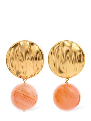 Sonia Geometric Stone Earrings - DESTREE - Modalova