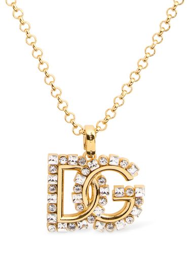 Collar Con Logo Dg - DOLCE & GABBANA - Modalova