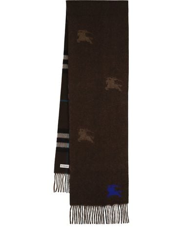 Giant Jacquard Cashmere Scarf - BURBERRY - Modalova