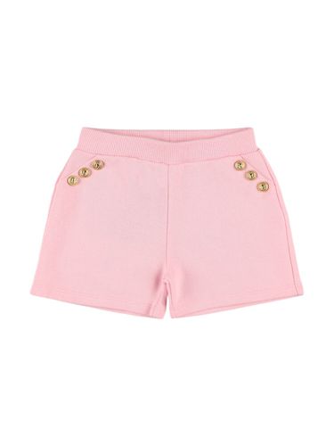 Shorts Deportivos De Algodón - BALMAIN - Modalova