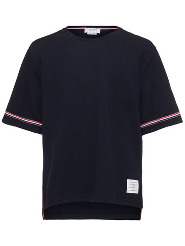 Camiseta De Algodón - THOM BROWNE - Modalova