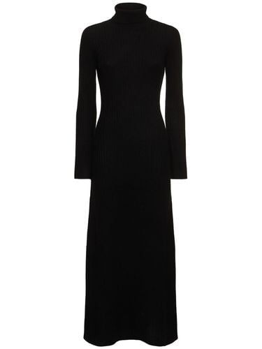 Wide Rib Knit Cashmere Long Dress - GUEST IN RESIDENCE - Modalova