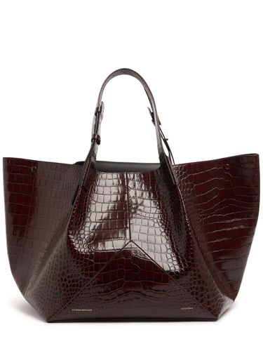 Borsa The Jumbo W11 In Pelle Stampa Coccodrillo - VICTORIA BECKHAM - Modalova