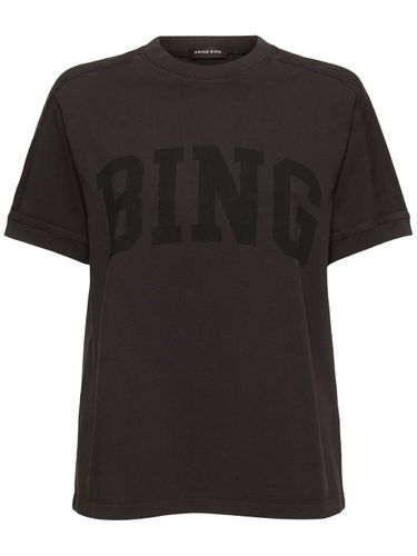 Camiseta De Algodón Jersey - ANINE BING - Modalova