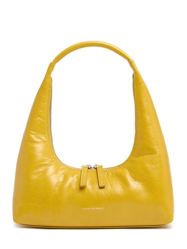 Borsa Hobo In Pelle Craclé - MARGESHERWOOD - Modalova