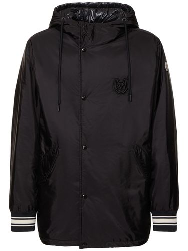 Parka De Plumas Reversible De Nylon - MONCLER - Modalova