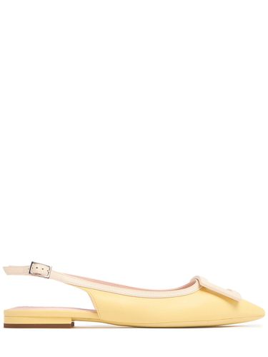 Mm Gommettine Leather Slingback Flats - ROGER VIVIER - Modalova