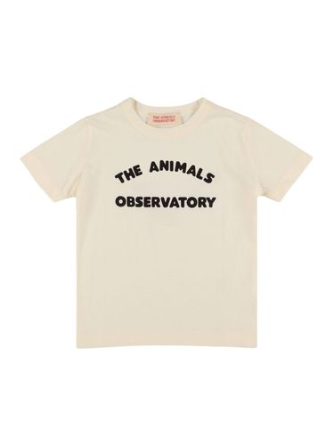 Camiseta De Jersey De Algodón Estampada - THE ANIMALS OBSERVATORY - Modalova