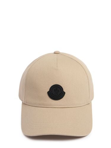 Cappello Baseball In Cotone Con Logo - MONCLER - Modalova