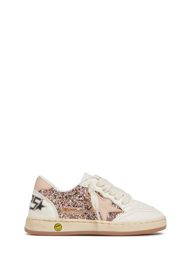 Sneakers Ballstar De Piel Glitter - GOLDEN GOOSE - Modalova