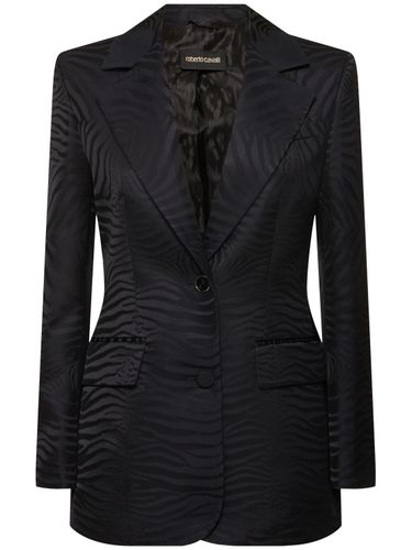 Blazer De Jacquard - ROBERTO CAVALLI - Modalova