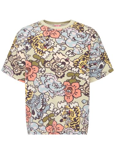 T-shirt Verdy Collection In Cotone Stampato - KENZO PARIS - Modalova