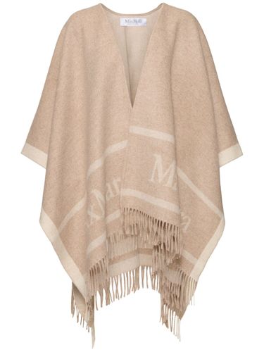 Poncho De Lana Con Flecos - MAX MARA - Modalova