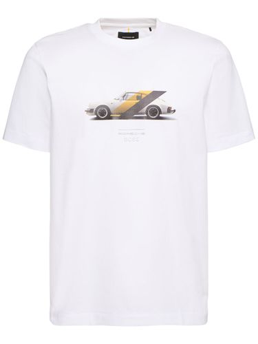 T-shirt Porsche Thompson In Cotone - BOSS - Modalova