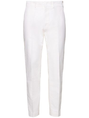 Pantalones Chino De Satén De Algodón - TOM FORD - Modalova