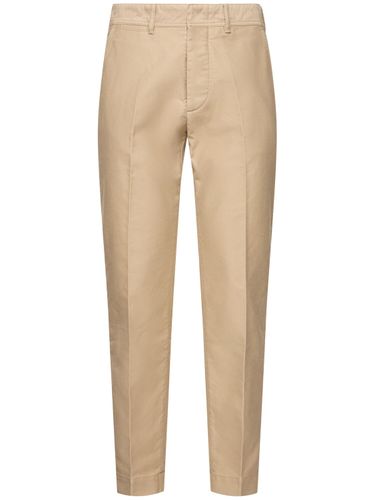 Pantalones Chino De Satén De Algodón - TOM FORD - Modalova