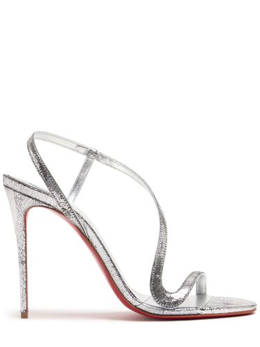 Mm Rosalie Laminated Leather Sandals - CHRISTIAN LOUBOUTIN - Modalova