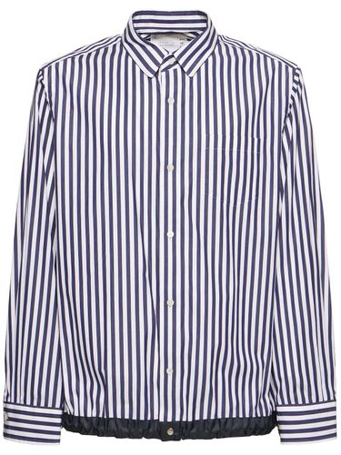 Camisa De Popelina De Algodón - SACAI - Modalova