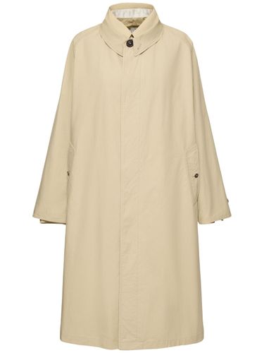 Abrigo Trench De Sarga De Algodón - MAISON MARGIELA - Modalova