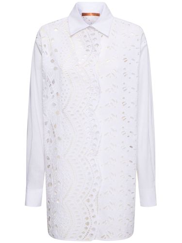 Camisa De Encaje De Algodón - ERMANNO SCERVINO - Modalova