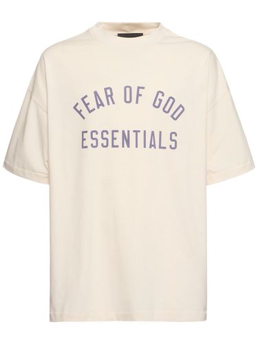 Camiseta De Algodón Jersey - FEAR OF GOD ESSENTIALS - Modalova