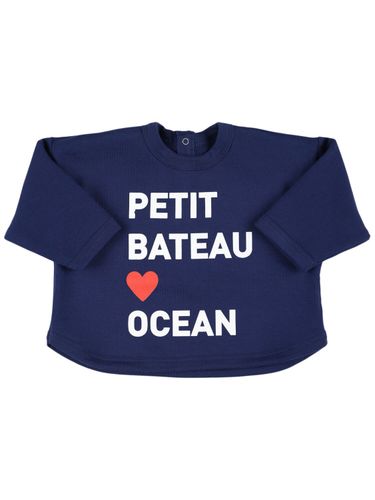 Sudadera De Algodón Estampada - PETIT BATEAU - Modalova