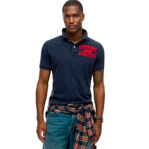 Polo Vintage Athletic Navy - Superdry - Modalova