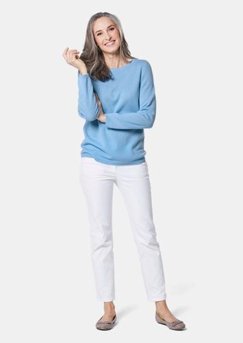 Kaschmirpullover mit U-Boot Ausschnitt - Gr. 19 von - Goldner Fashion - Modalova