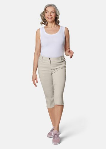 Capri-Super-Stretch-Hose Carla - beige - Gr. 23 von - Goldner Fashion - Modalova