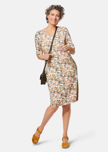Elastisches Jerseykleid mit modischem Druck - / bunt / gemustert - Gr. 19 von - Goldner Fashion - Modalova