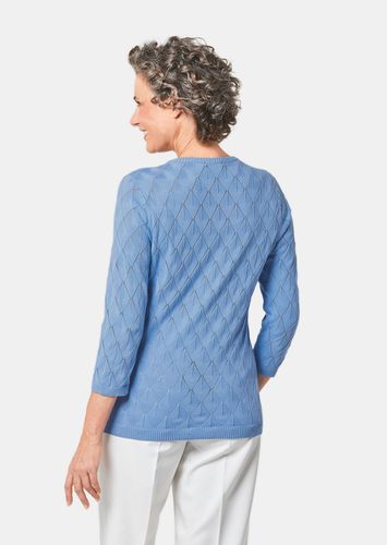 Gepflegter Ajour-Pullover mit femininen Durchbrüchen - - Gr. 38 von - Goldner Fashion - Modalova