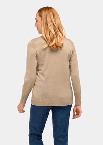 Pflegeleichter Pullover mit Stehbundkragen - beige - Gr. 24 von - Goldner Fashion - Modalova