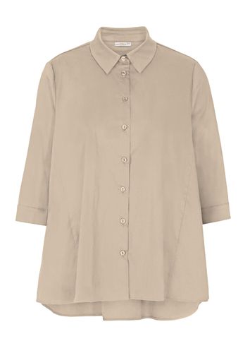 Elegante Bluse in trageangenehmer Qualität - beige - Gr. 52 von - Goldner Fashion - Modalova